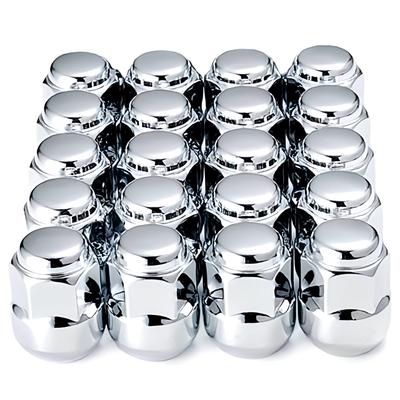 Honda "Genuine Type" 5 Hole Wheel Long Nut Chrome Plated 20 Pieces Per Car