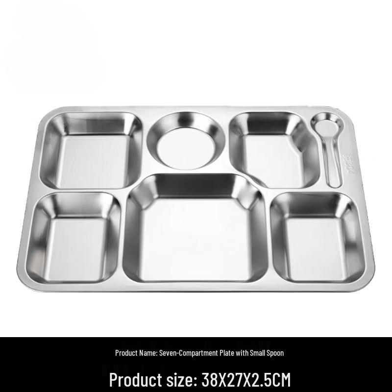 

3-Section 304 Stainless Steel Food Tray