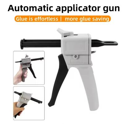 AB Epoxy Glue Gun 50ml Cartridge Applicator Universal Two-Component Handle Sealant Glue Gun Fit for Mixed 1:1/2:1 AB