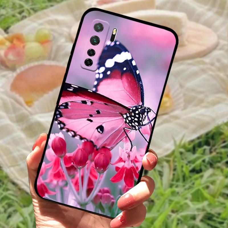 For Huawei Nova 7 SE Case P40 Lite 5G Back Cover Beautiful Fashion Phone Bumper Russia Version For Huawei Honor 30S Fundas Coque