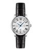 TISSOT Carson Premium Ladies Watch with Leather Strap (Officially Imported) T1222101603300, Silver Dial