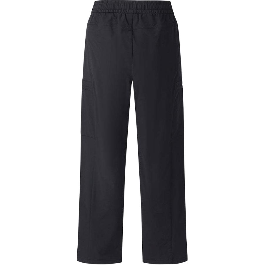 Salomon Solid Color Lace-Up Mid-Waist Straight Leg Cargo Pants Men pants Black C25791