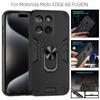 For Motorola Moto Edge 60 Pro Fusion Magnetic Ring Stand Funda For Moto G86 G56 G15 G05 G85 G75 G05 G35 G34 G55 Armor Case Cover
