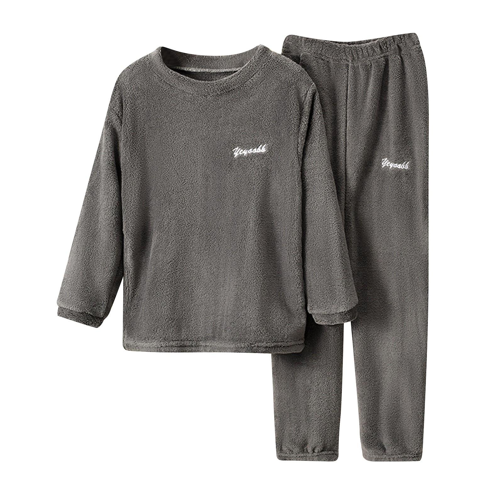 

Детский коралловый бархатный пижамный комплект Детская домашняя одежда для лица 160