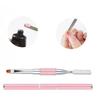 New Gel Brush & Picker 2 In 1 Design Nail Brush and Spatula Gel Nail Brush Tool for Acrylic Nails Extension Gel;'\[p