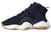 Originals Crazy BYW J Cushioning Mid Top Basketball Shoes Navy Blue White Teenagers F34358