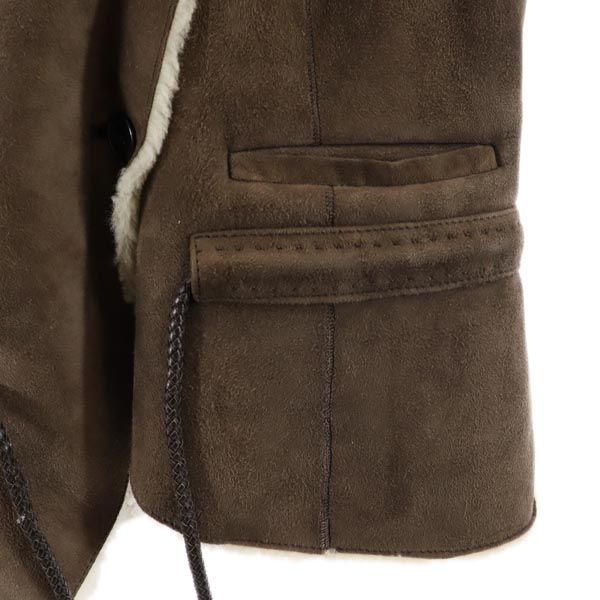 LOEWE Sheepskin Mouton jacket 40 Brown Sheepskin Women Used