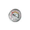 Negative Pressure Gauges, 1/8 NPT Brass Back Mount, -30 InHg To 0 Industrial Vacuum Pressure