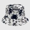 Neutral Summer Tie Dye Printed Fisherman Hat Outdoor Breathable Hat Sunshade
