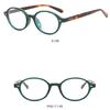 Women's Student Commuter Travel Glasses Anti-Blue Light Fashion Personality Retro Artistic Classic Oval Plain Glasses