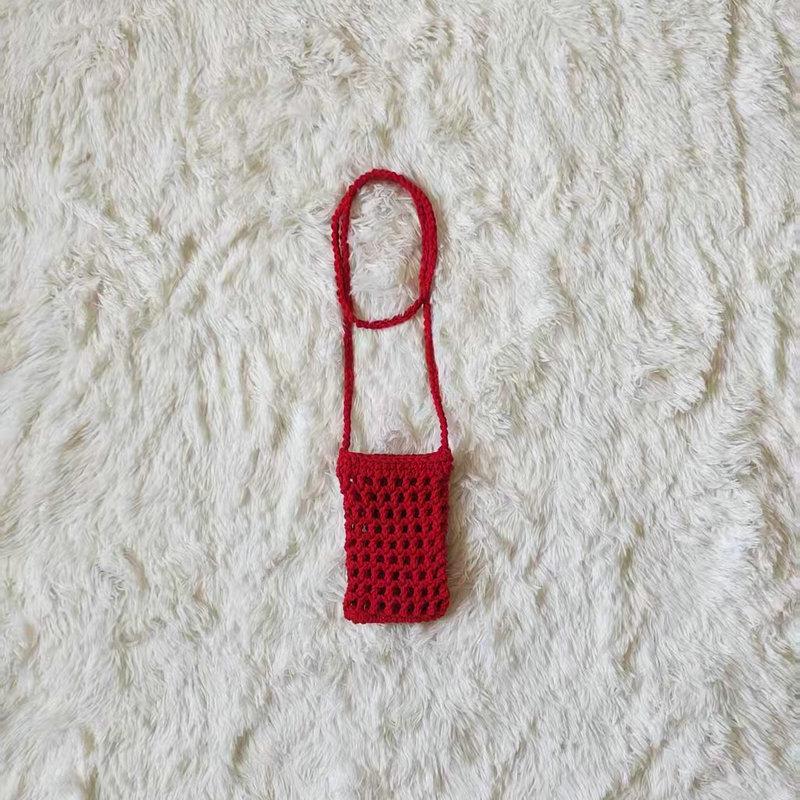 Мини-сумка кроссбоди ручной вязки: Шикарный и универсальный ажурный дизайн