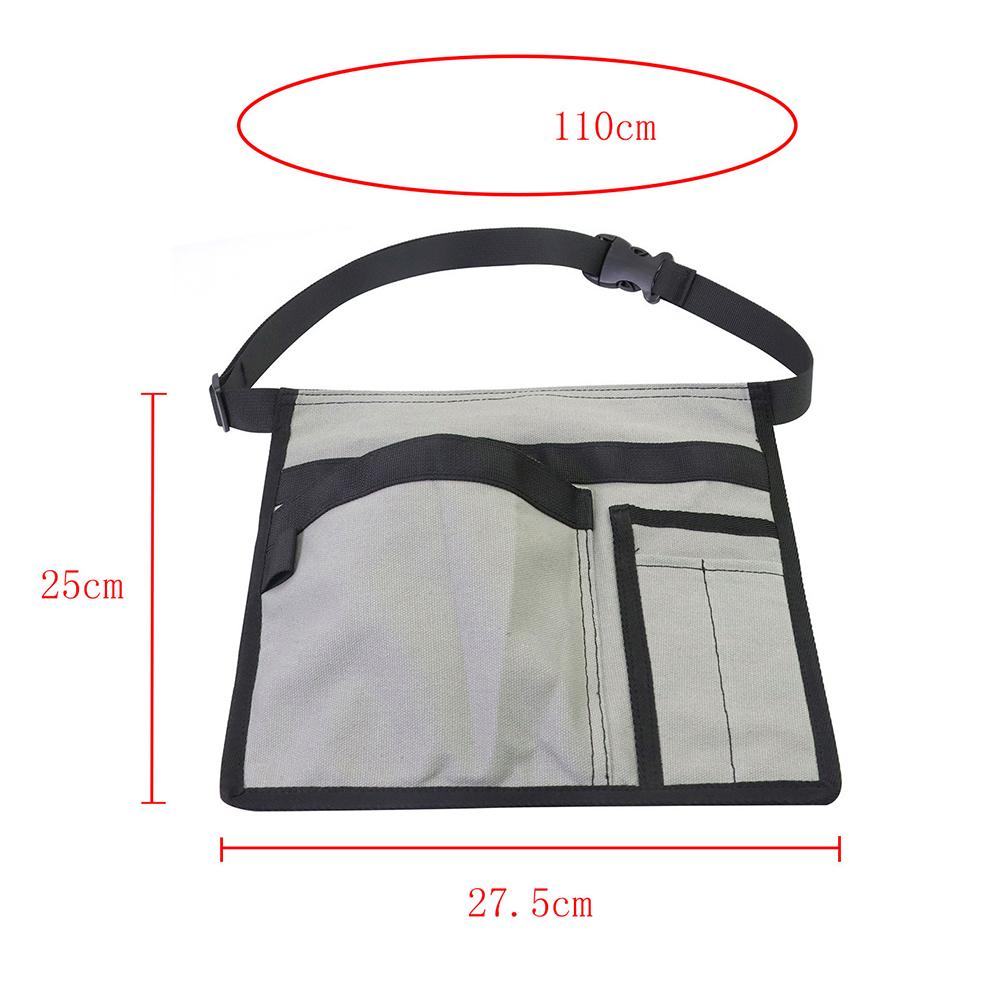 1 Stück Werkzeuggürteltasche mit 6 Taschen Strapazierfähige Werkzeuge Teile-Organizer Aufbewahrungstasche für Gartenzubehör Werkzeuge