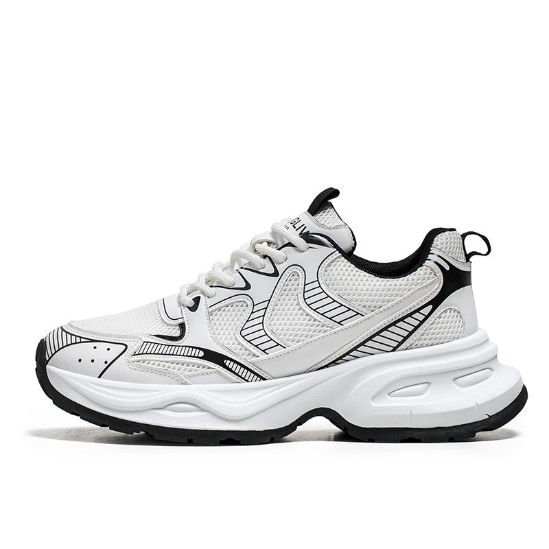 

Мужская спортивная обувь, модные кроссовки для активного отдыха на толстой подошве, неуклюжие кроссовки с мягкой подошвой, нескользящие кроссовки, удобные мужские теннисные туфли 41