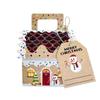 24 Pcs Kraft Paper Christmas Gift Boxes Presents Gable Cookie Candy Bags  Surprise Gift Packaging