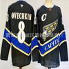 Vintage Embroidered Ice Hockey Jersey Washington Capitals 8 43 Practice Uniform Men Women Adult Cotton Blend