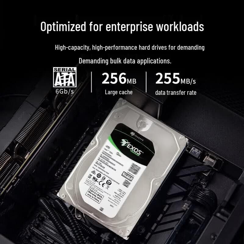 Seagate Exos 7E10 Enterprise SATA Hard Drive