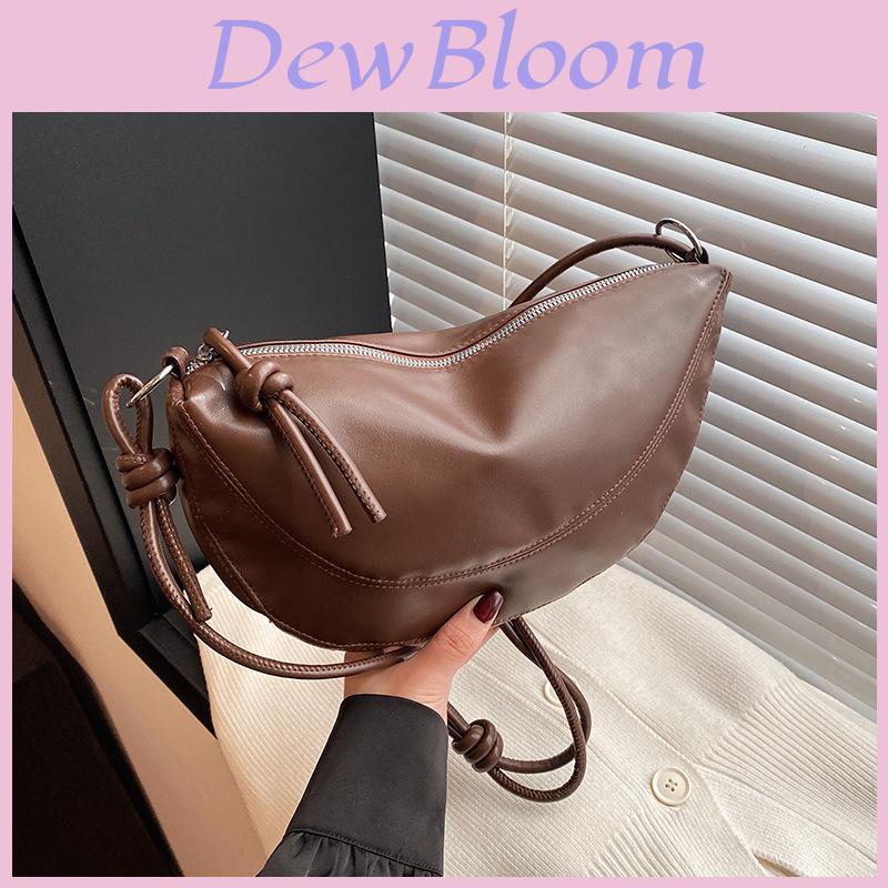 Fashion Solid Color Bag For Women With Dumpling Shaped And Card Pocket For Daily Use