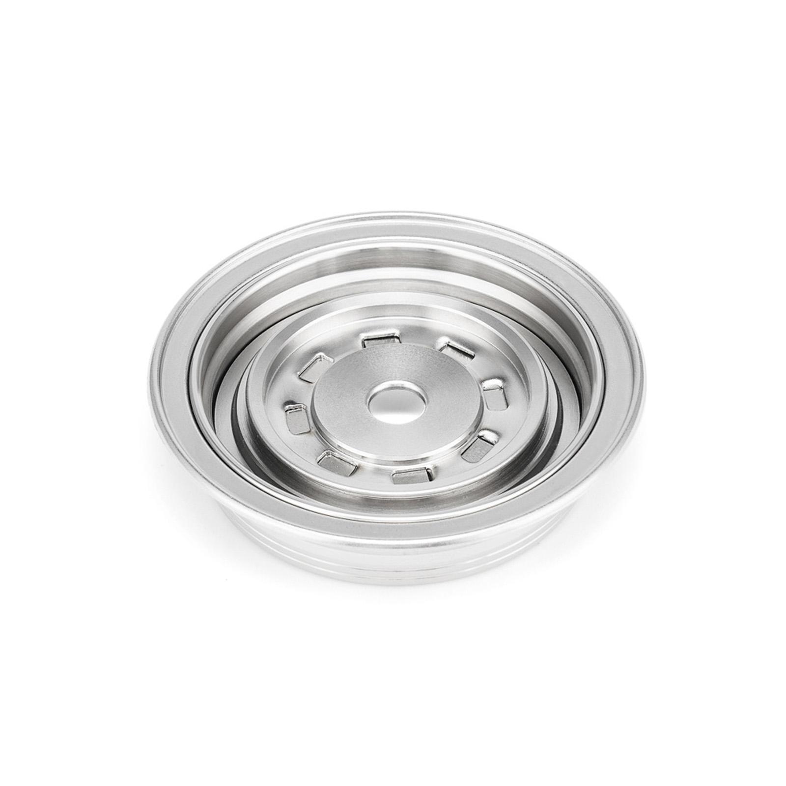 

Innovative Coffee Tray Coffee Pods Converter Coffee Holder Coffee Converter Stainless Steel Texture for Coffee Pods C