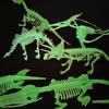 1 Set Kid Toy Diy Assembly Jurassic Dinosaur Fossil Skeleton Mosasaurus Tyrannosaurus Action Figure Collection Creative Model