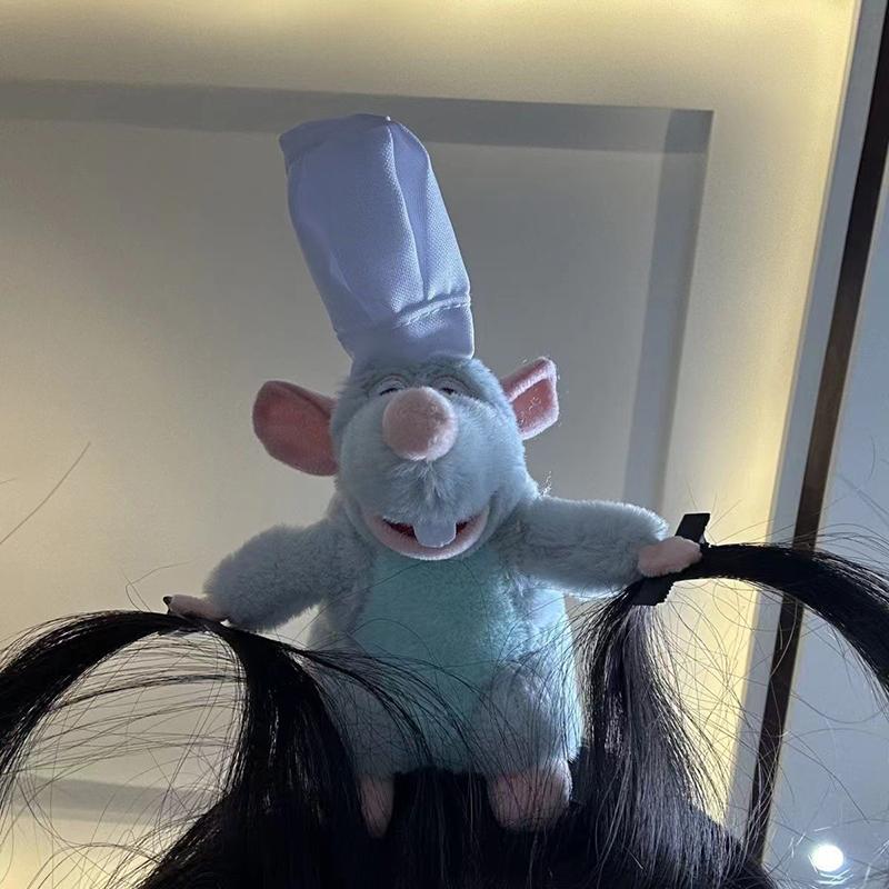 Cartoon Cute Plush Doll Headband Ratatouille Hairband Hairpin Women Girl Headdress Accessories Gift