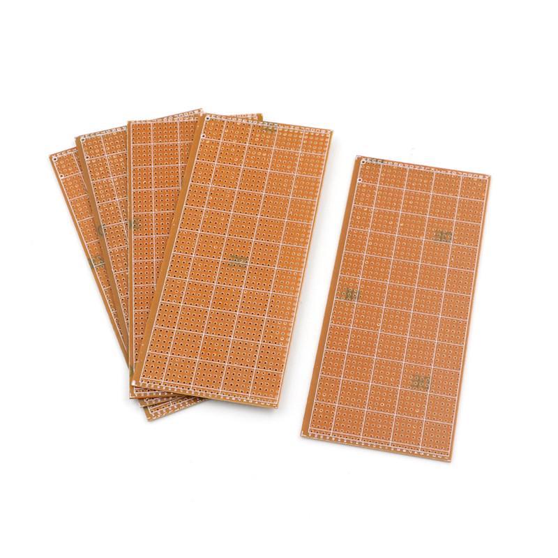 5 Pcs 6.5X14.5Cm Stripboard Veroboard Uncut Pcb Platine Single Side Circuit Board