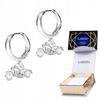Silver Earrings Motorcycle Harley Motor Motors With Motors Silver 925