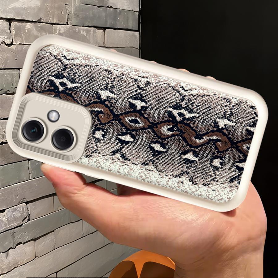 Phone Cover Case for Xiaomi Poco F8 C50 X3 NFC C61 X3 Pro C51 Snake Skin Pattern