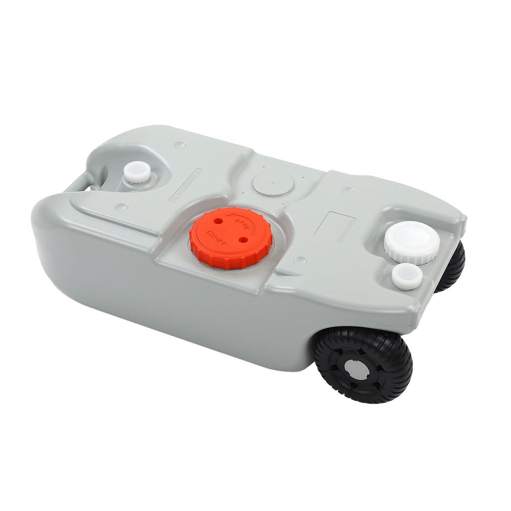 Water Tote Tank Wheeler Portable RV HDPE Water Tote Tank 40L Large Capacity Universal Fit for RV
