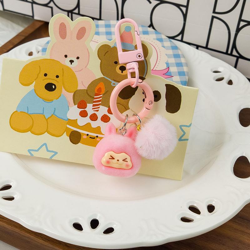 

Милый мультяшный брелок из смолы Лабубу, брелок для ключей, чехол для телефона, брелок для автомобиля, изысканный рюкзак, украшения, аксессуары, подарки