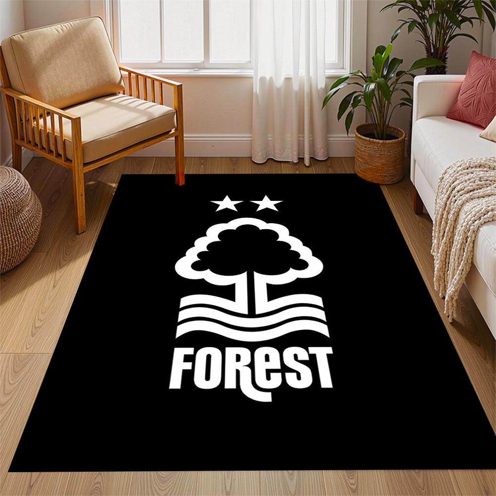 Tree Forest Logo Area Rug Perfect for Decorate room Outdoor Bedrooms Foyer Antislip Carpet Decorate Offices