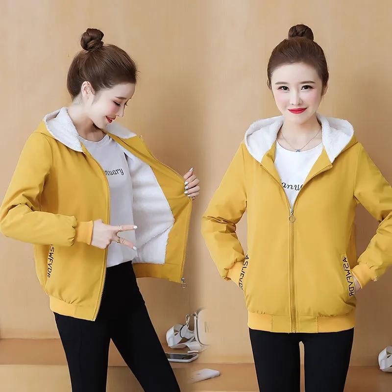 Флисовая утолщенная куртка с капюшоном — фото 13