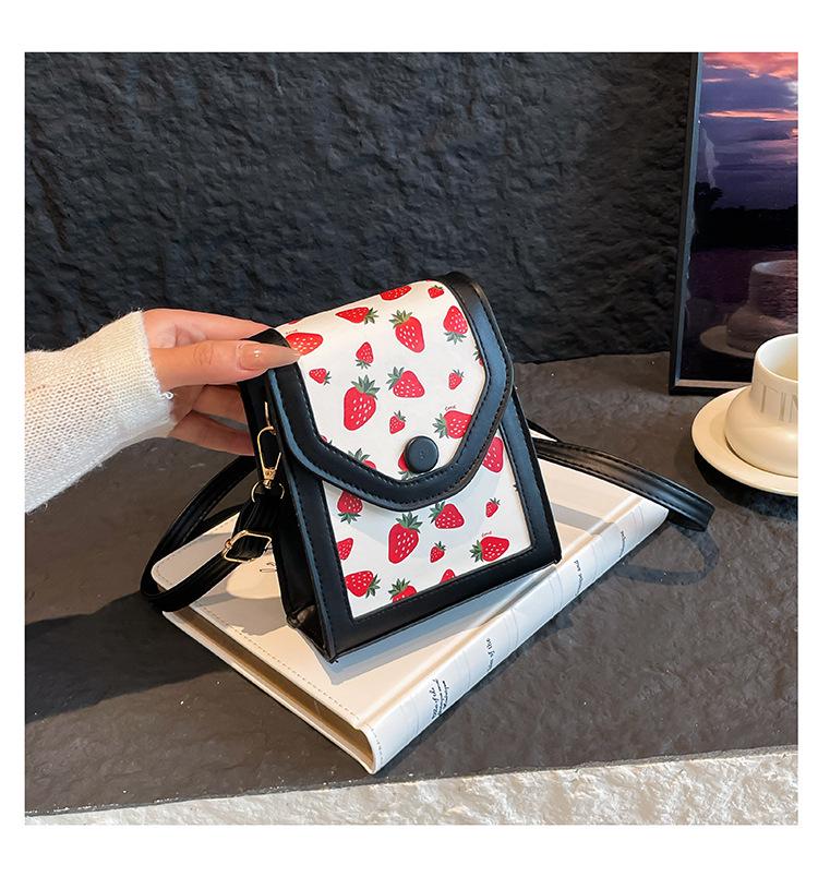 2025 Trendy Fresh Sweet Mori Style Women's Crossbody Phone Bag with Ins Print
