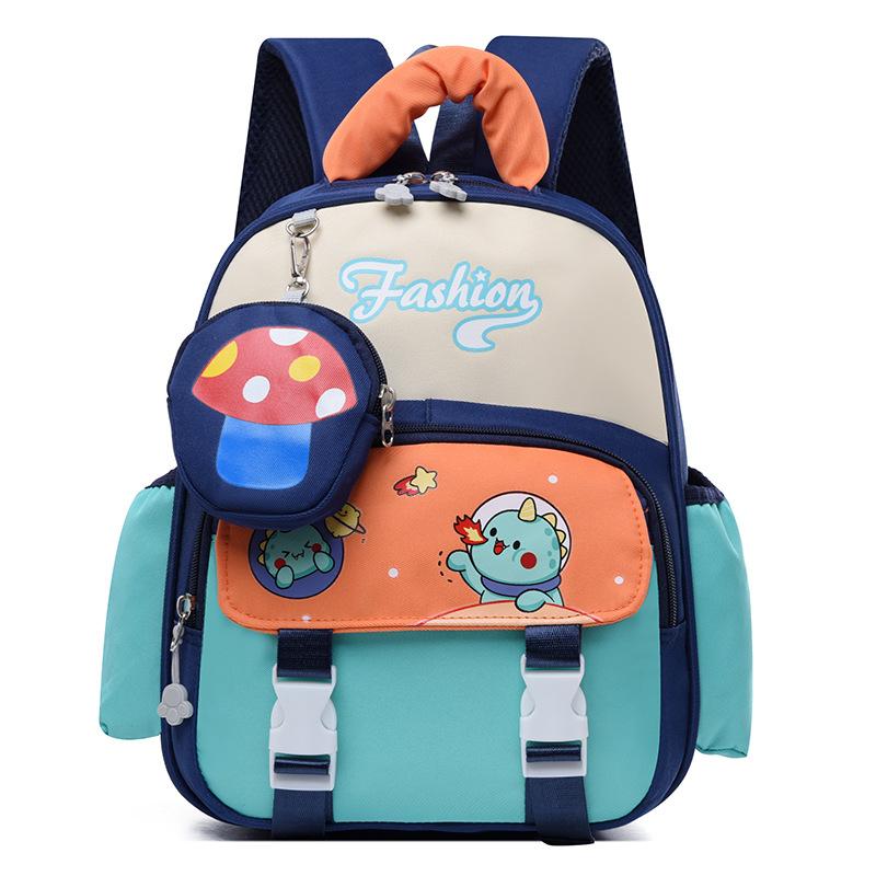 New spine protection, light weight reduction, kindergarten schoolbag, cute backpack, boys and girls children's backpack
