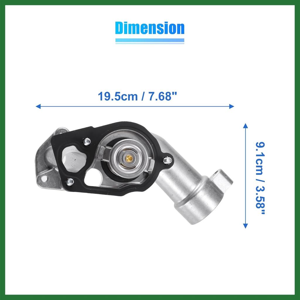 Motoforti Car Engine Coolant Thermostat Housing Assembly 12597257 for Buick Rendezvous 3.6L 2004-2006 for Buick Lacrosse 3.6L 2005-2008 Long-lasting
