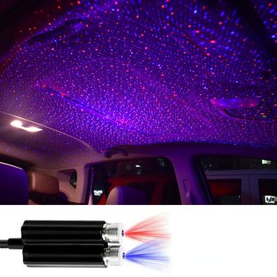 Mini Led cu Cap Dublu Plafon Lumină de Noapte Înstelată Proiector Atmosferă Auto USB Lumină Galaxie Acasă Auto Lămpi Decorative Accesorii
