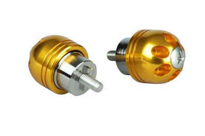POSH FAITH Motorcycle Supplies Handlebar End Big Bar End M6 Honda Car (Weight Type),