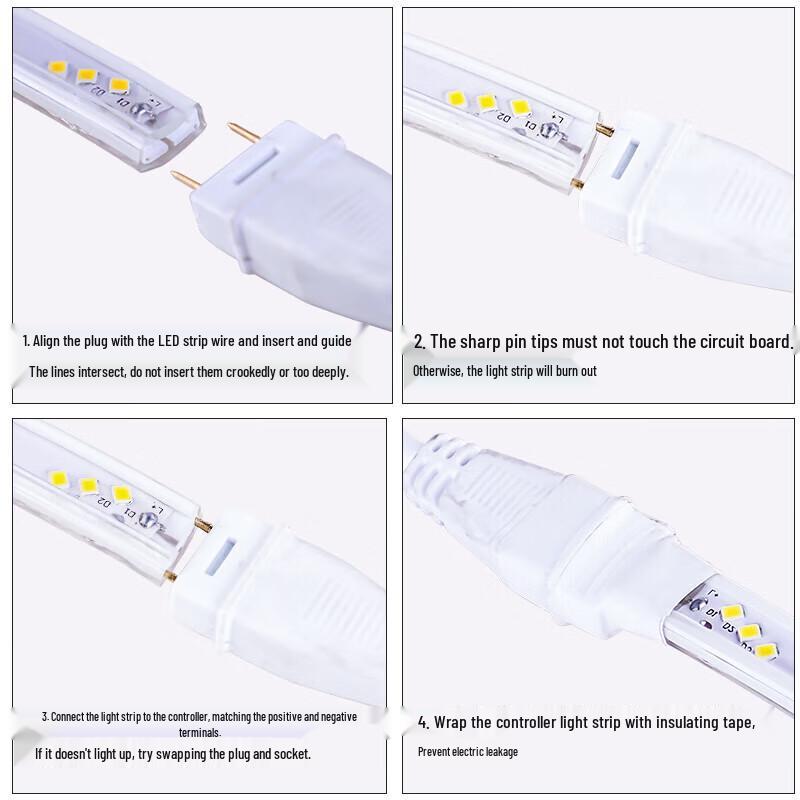 Universal LED Strip Light Connector & Controller