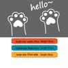 Cat Paw Pattern Wall Stickers for Living Room and Shop Windows