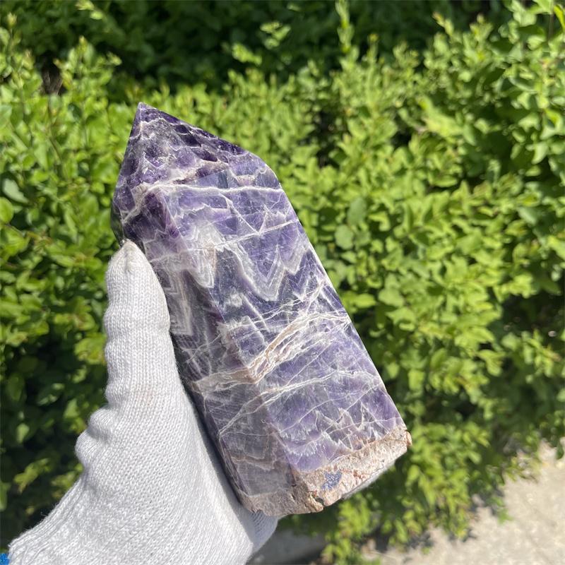 1500g Wholesale Natural Dream Amethyst Point Large Size Amethyst Crystal Wand for Decoration
