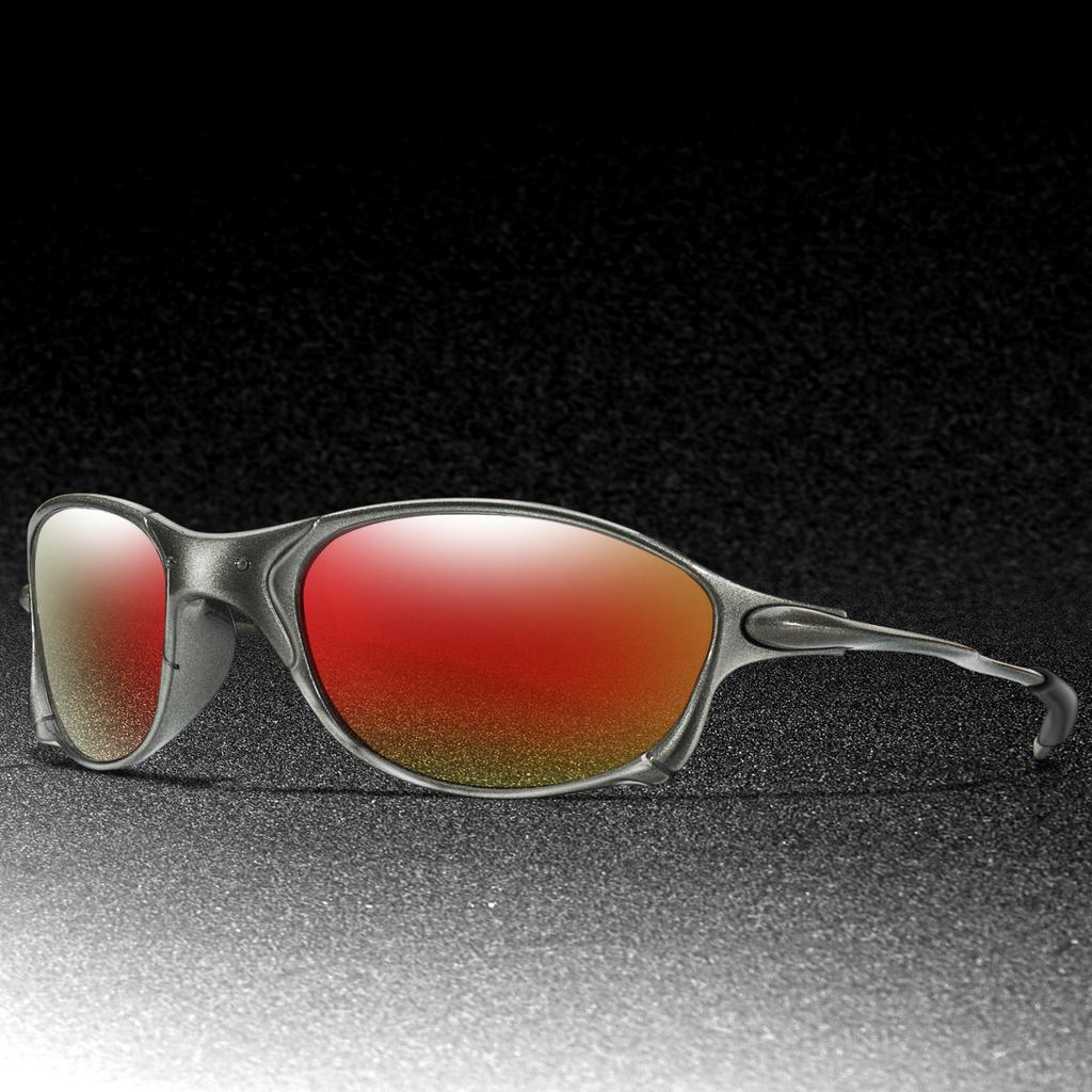 Men And Women Trendy Cycling Sunglasses Metal Shades With UV Protection for Outdoor Sports, Running, Hiking, Driving Travel