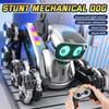 Kids' Remote Control Robot Dog Toy: Intelligent Electric Stunt Car with Eight Wheels