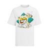 Spongebob Cartoon Horror Clown Comic Damen T-Shirt  Oversize