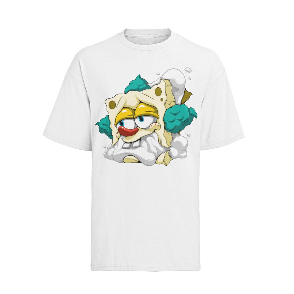 

spongebob cartoon horror clown comic Damen T-Shirt Oversize 3XL