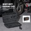 Impact Sockets Set 55pcs 6-Point 1/4" Drive Bit Ratchet Tool Kit Case