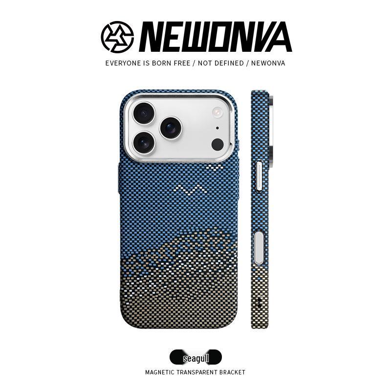 

Compatible Apple 17 Pro Max Phone Case - 16/15/14 Pro, Full Coverage Carbon Fiber Texture, Magnetic Suction, Water Decal Finish. Apple 13 Pro
