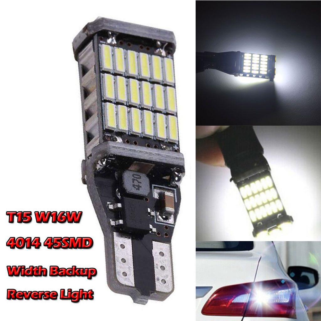 

T15 4014 45SMD Светодиодная ширина Резервное копирование Лампа заднего вида Белый 6500K