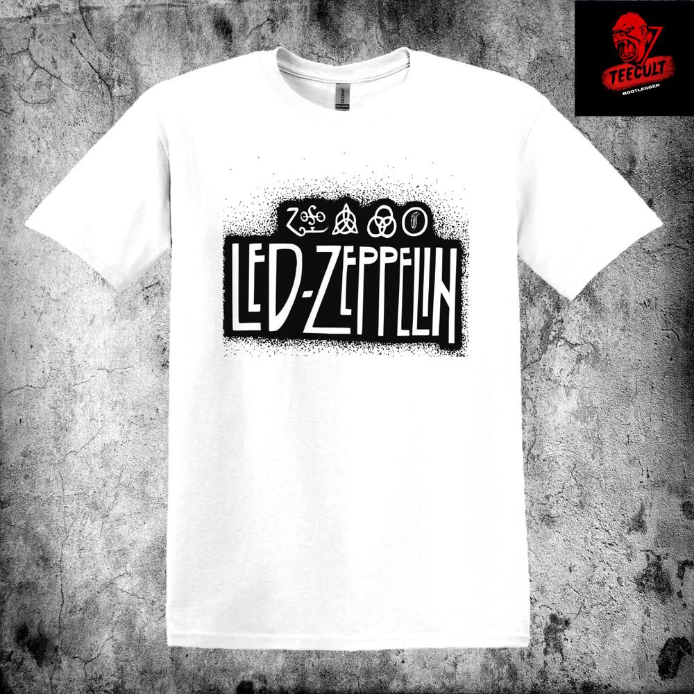 

Led Zeppelin Classic Rock Band Music Tee Unisex Heavy Cotton TShirt S–3XL Unisex T-Shirt XL