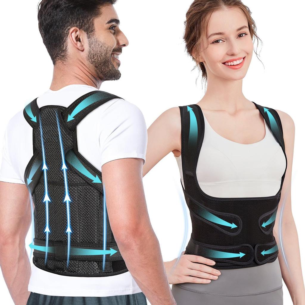 Adjustable Back Brace Posture Corrector For Women Men Lightweight Scoliosis Hunchback Support Straightener