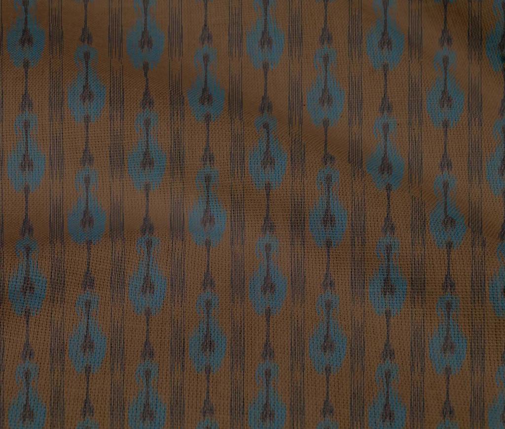 oneOone Cotton Flex Fabric Stripe Ikat Print Fabric By The Yard 40 Inch Wide