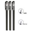 Exam Office Neutral Frosted Carbon Pen GP380, 0.5 Bullet Tip for Business Signatures & Student Use.